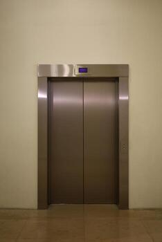 A Modern Elevator Designed Within a Minimalist Environment for Enhanced Accessibility and Style photo