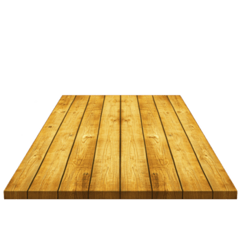 di legno pavimento con caldo, naturale finire è mostrato, con in modo uniforme distanziati tavole con visibile grano modelli. prospettiva crea senso di profondità, fabbricazione esso ideale per interno design concetti png