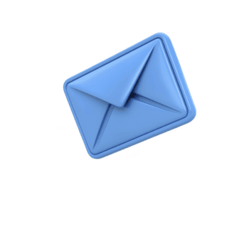 azul 3d envelope ícone é retratado, simbolizando digital comunicação e e-mail. envelope é inclinado, exibindo moderno e lustroso projeto, frequentemente usava dentro tecnologia e Mensagens formulários png