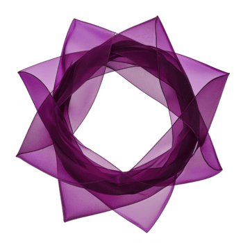 geometrisch, abstract ontwerp met overlappende doorzichtig Purper vormen vormen ster Leuk vinden patroon Aan transparantie achtergrond. symmetrie en levendig kleuren creëren modern, artistiek voelen png