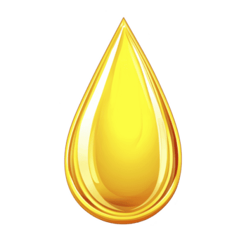 brillante d'oro gocciolina con liscio superficie, simboleggiante purezza e valore, sta su contro pianura sfondo. gocciolina riflessivo qualità Aggiunge senso di eleganza e lusso png