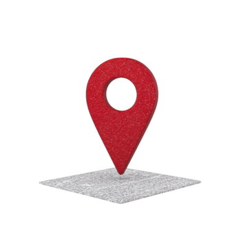 rosso Posizione perno icona sta su strutturato superficie, simboleggiante navigazione e posizionamento. perno è tre dimensionale, aggiungendo profondità e realismo per design png