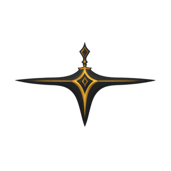 deze Kenmerken symmetrisch abstract ontwerp met centraal diamant vorm goud en zwart tonen creëren ster Leuk vinden uiterlijk. ontwerp is elegant en modern met zin van balans en precisie png