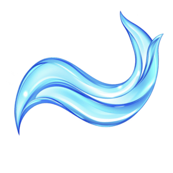 dinamico, fluente blu onda design con lucido, traslucido aspetto esteriore, evocando senso di movimento e fluidità. astratto forma è liscio e elegante, somigliante acqua o stilizzato nastro png