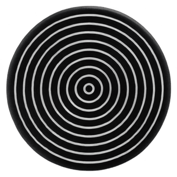 serie van concentrisch cirkels creëert hypnotiserend patroon Aan transparantie achtergrond, oproepen tot zin van diepte en focus. ontwerp is gemakkelijk nog boeiend, tekening kijker oog naar binnen png