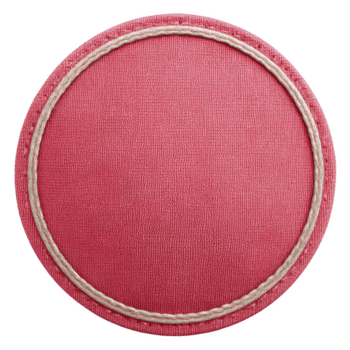 redondo rosado tela portavasos con trenzado borde, Perfecto para proteger superficies. textura es suave y color es vibrante, agregando toque de elegancia a ninguna ajuste png