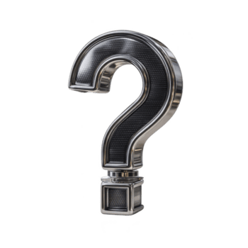 brillante metálico pregunta marca soportes vertical, reflejando ligero con pulcro y moderno diseño. superficie textura agrega profundidad, haciendo eso visualmente sorprendentes en contra llanura antecedentes png