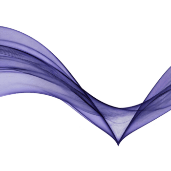 dinámica resumen ola modelo en sombras de azul y púrpura fluye graciosamente en contra transparencia fondo, creando sentido de movimiento y fluidez png