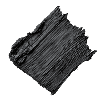 un grueso cuadrado pintar parche en profundo carbón con bruto, desigual bordes y visible cepillo estrías, conjunto diagonalmente, aislado en transparente antecedentes. png