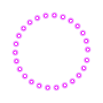 raggiante cerchio di guidato luci formatura un' luminosa il giro confine e illuminato telaio con neon leggero squillare e astratto circolare retrò aura su trasparente sfondo png