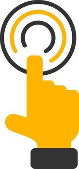 Automated Self Service Glyph Two Color vector