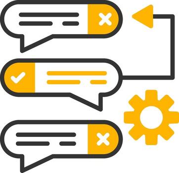 Task Backlog List Glyph Two Color vector