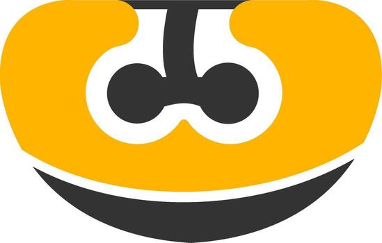 Digestive Enzyme Function Glyph Two Color vector