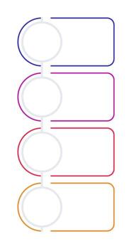 educación innovación infografía modelo. digital tecnología para aprendiendo. datos visualización con 4 4 pasos. vacío proceso diseño. editable blanco opciones informacion gráficos vector