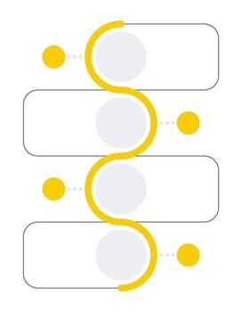 Agribusiness strategy vertical wave infographic template. Agricultural technology. Data visualization with 4 steps. Empty process design. Editable blank options info graphics vector