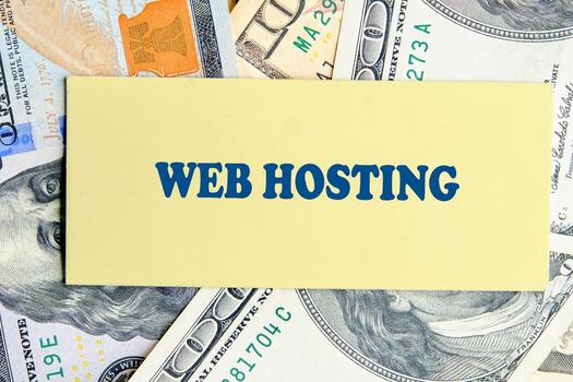 Conceptual representation highlighting the significance of web hosting services for technology-driven businesses in the financial sector photo