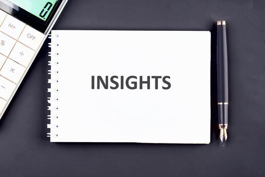 Concept word INSIGHTS.Business,Technology, Internet and network concept photo