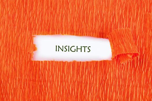 Concept word INSIGHTS.Business,Technology,Internet and network concept photo