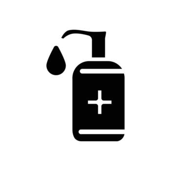 Soap Dispenser solid icon design good for web or mobile app vector