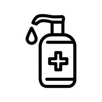 Soap Dispenser outline icon design good for web or mobile app vector