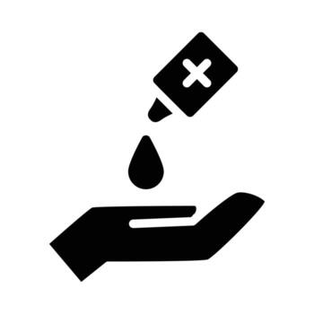 hygiene and health safety practices solid icon design good for web or mobile app vector