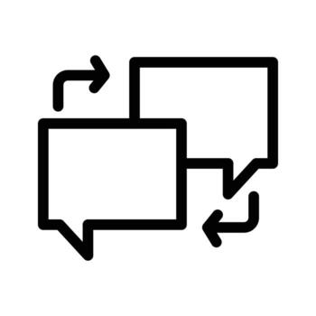 internal communication outline icon design good for web or mobile app vector