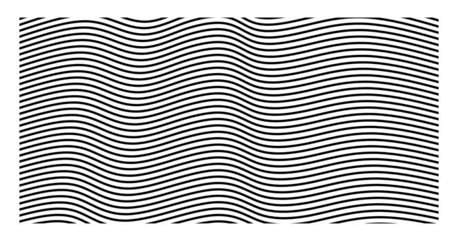 Abstract Curve waving billowy and undulating lines stack strips Texture graphics vector