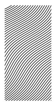 Curve Wave lines Billowy squiggle parallel stripes Engraving Design vector