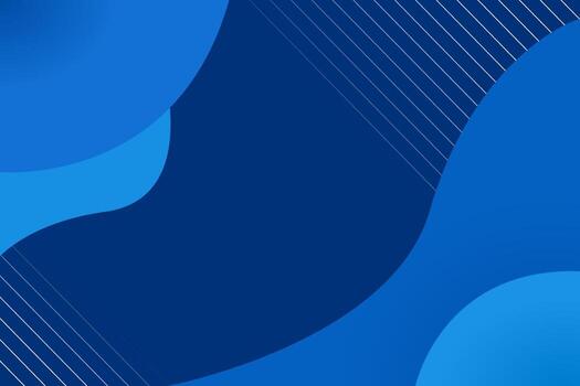 Modern blue abstract background with fluid shapes and diagonal lines. Clean and minimal style design. vector