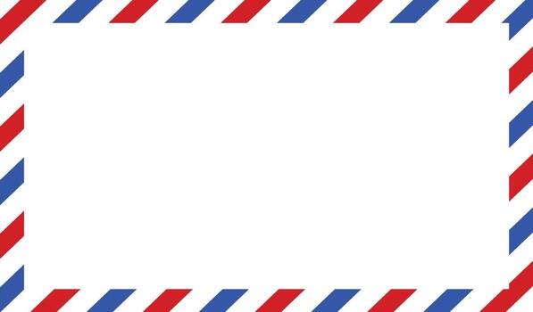 Post card frames. Blank envelope postcard vector