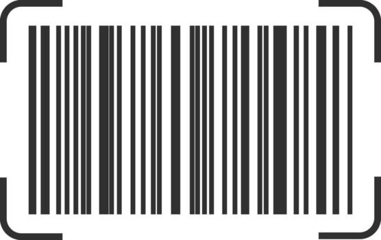 Scan barcode icon set. scanning Black Barcode level symbol vector