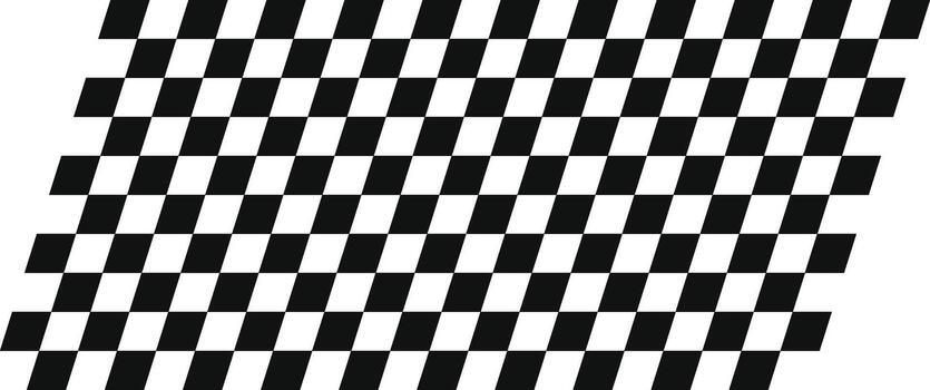 Black and white checkered racing flag seamless pattern. Classic checkered race flag car finish line or start line. White black check seamless pattern. vector
