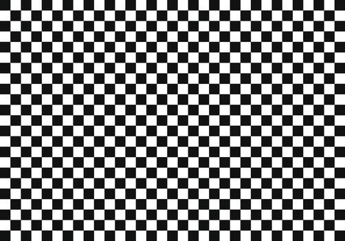 Black and white checkered racing flag seamless pattern Classic checkered race flag car finish line or start line. White black check seamless pattern vector