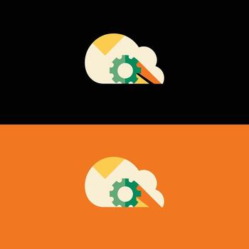 Cloud technology solutions for business automation and data management services online platform access vector