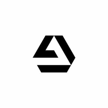 Bold, abstract 'G' forming a strong, futuristic structure. Represents growth and security. Ideal for financial services, cybersecurity, or advanced construction. vector