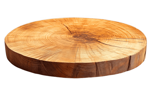 boom ringen creëren een abstract ontwerp Aan deze houten log, Aan transparant achtergrond png