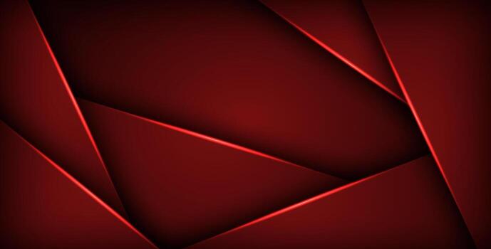 rojo geométrico triángulo antecedentes superposición capa en negro espacio para texto y antecedentes diseño ,. vector
