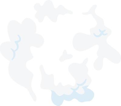 Smoke Clouds Icon. Cartoon Illustration. vector