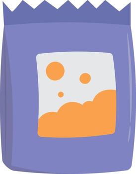 lavandería elemento con plano diseño vector