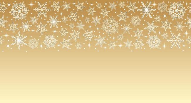 Merry Christmas And Happy New Year Abstract Gold Background With Text Space. vector