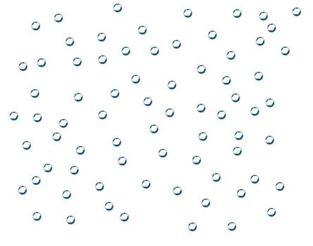 Scattered geometric shapes floating in a white space creating a modern and minimalist pattern evoking a sense of simplicity and clean d vector