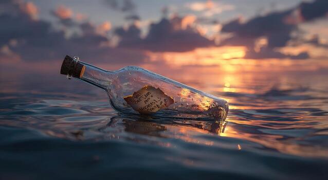 Message in a bottle by james kennedy photo