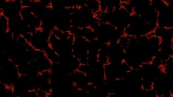 abstrakt neuralt eller elektrisk mönster, med en lysande röd, blå och turkos effekt på en mörk bakgrund video