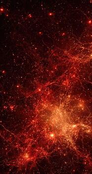 The universe is filled with red light photo