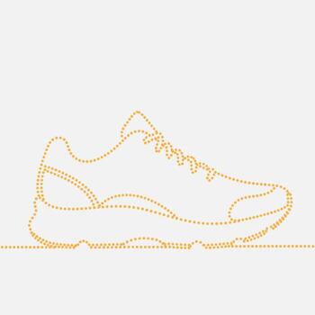 dinámica corriendo zapato con moderno diseño y apoyo caracteristicas para activo estilo de vida entusiastas vector