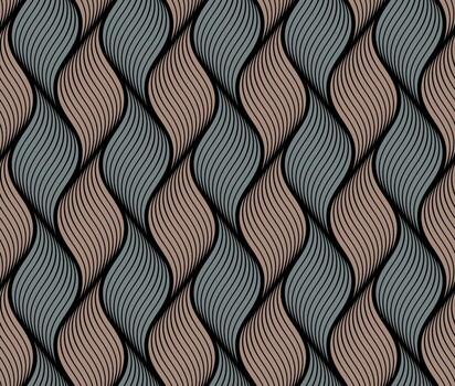 Seamless abstract background with wave. vector