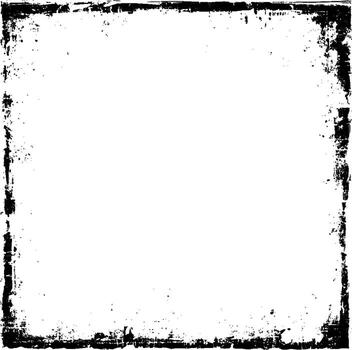 grunge frontera marco afligido textura antecedentes vector