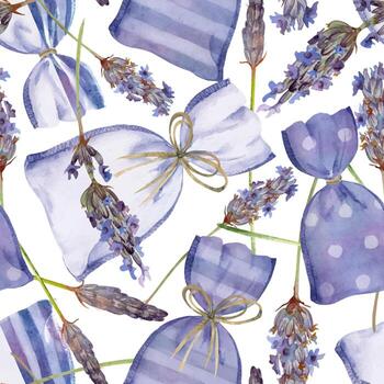 Lavender flowers and decorative pillows vector