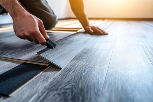 Installing Vinyl Flooring with Precision, Attention to Detail, and Careful Execution for Success photo