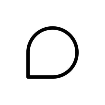 limpiar línea comentario Delgado icono para revisar, correo, y comunidad Interacción ui vector